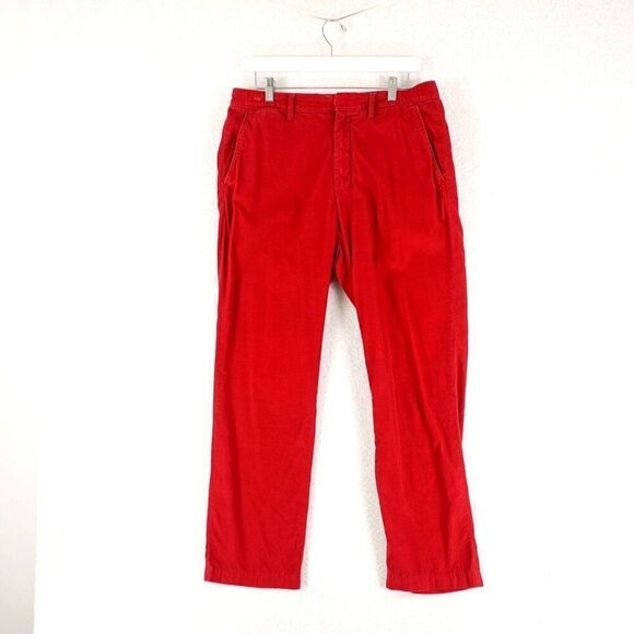 J. Crew‎ Corduroy Cotton Flat Front Mid Rise Cotton Pants 32/29 Classic Fit - Picture 1 of 7